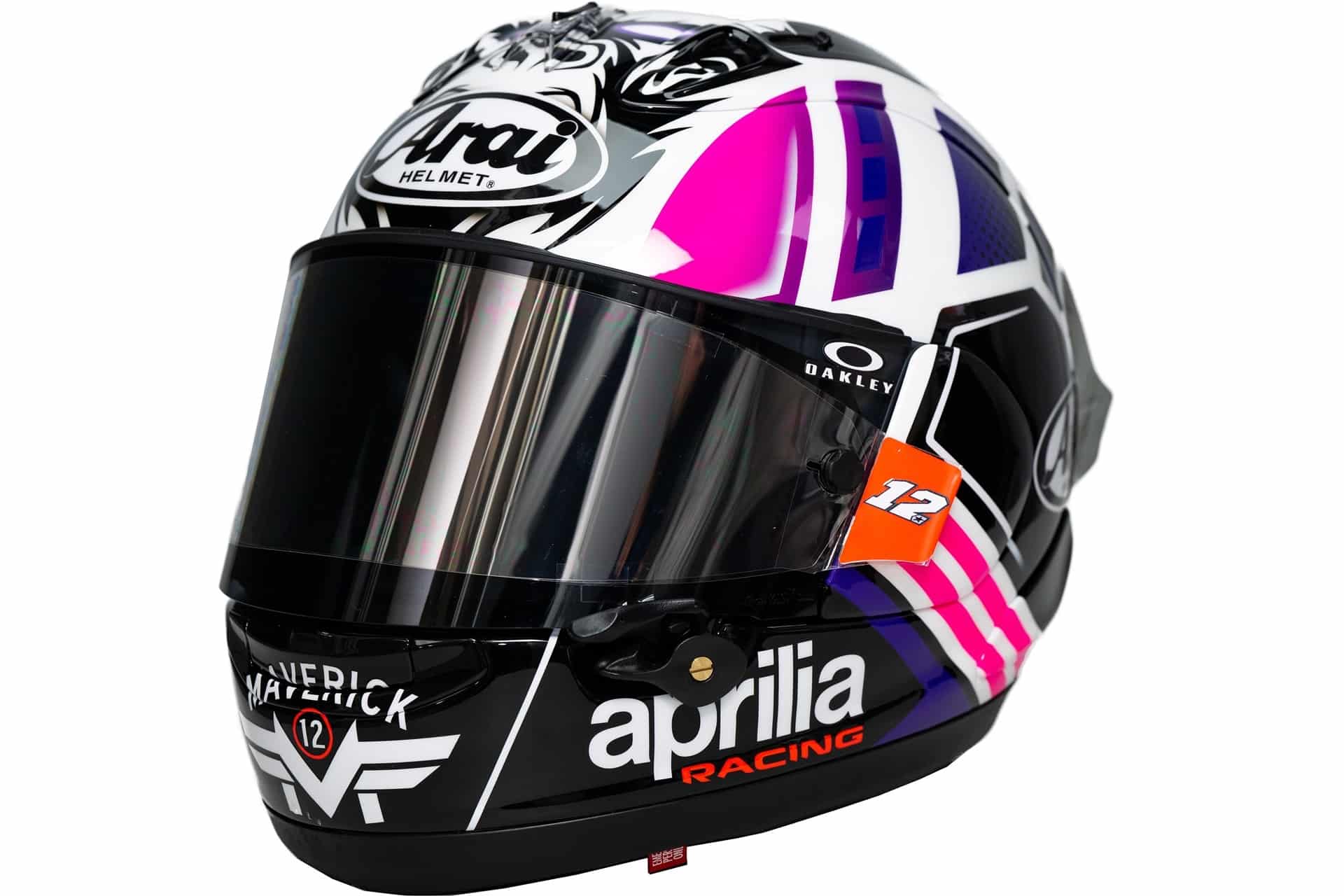 Maverick Viñales estrena un diseño muy especial en su casco en el GP Red Bull de San Marino
