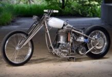 Al Hackel Custom Chopper motor radial