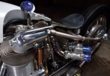 Al Hackel Custom Chopper motor radial
