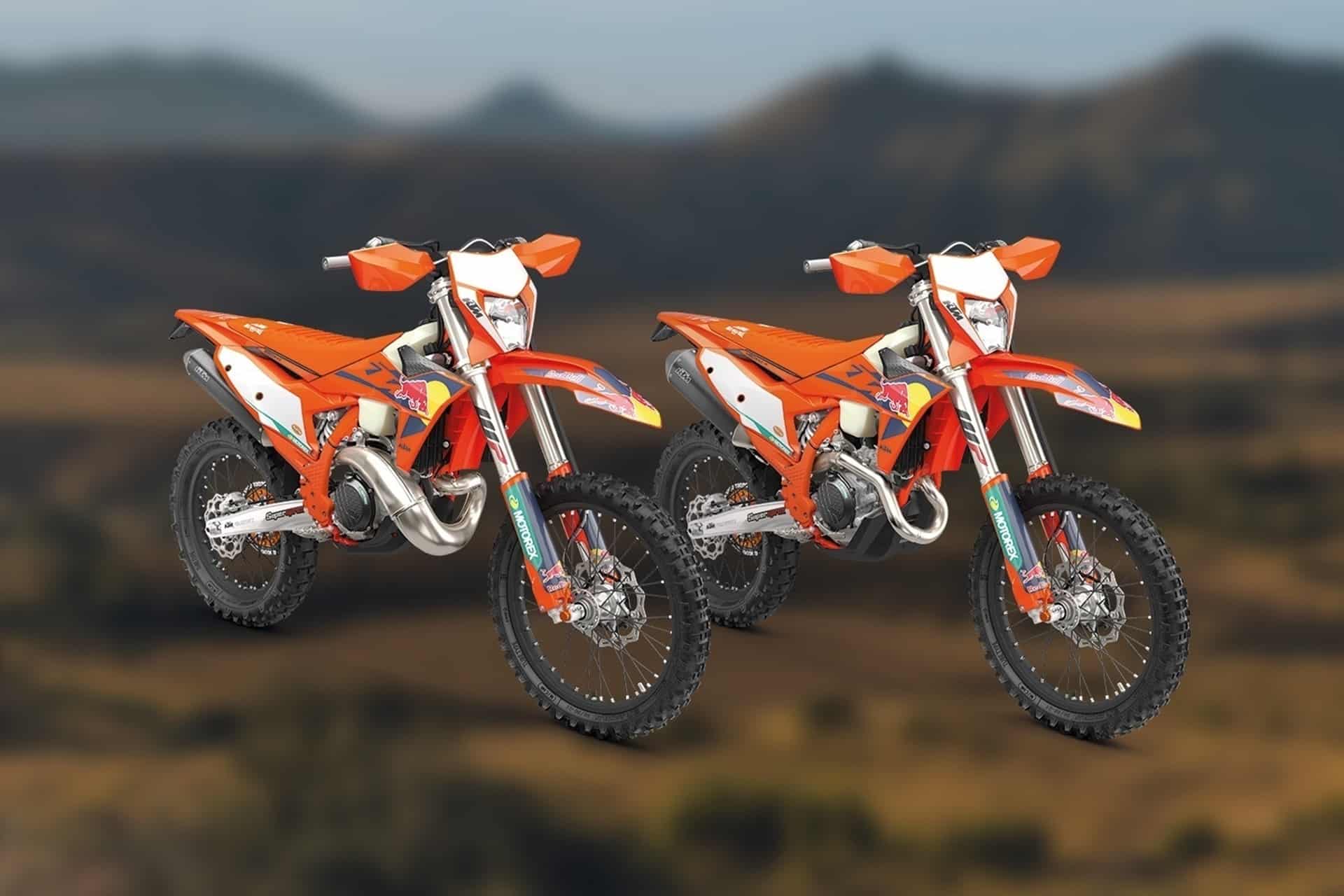 KTM presenta la gama EXC Champions Edition homenajeando a los campeones pasados ​​y presentes de la marca