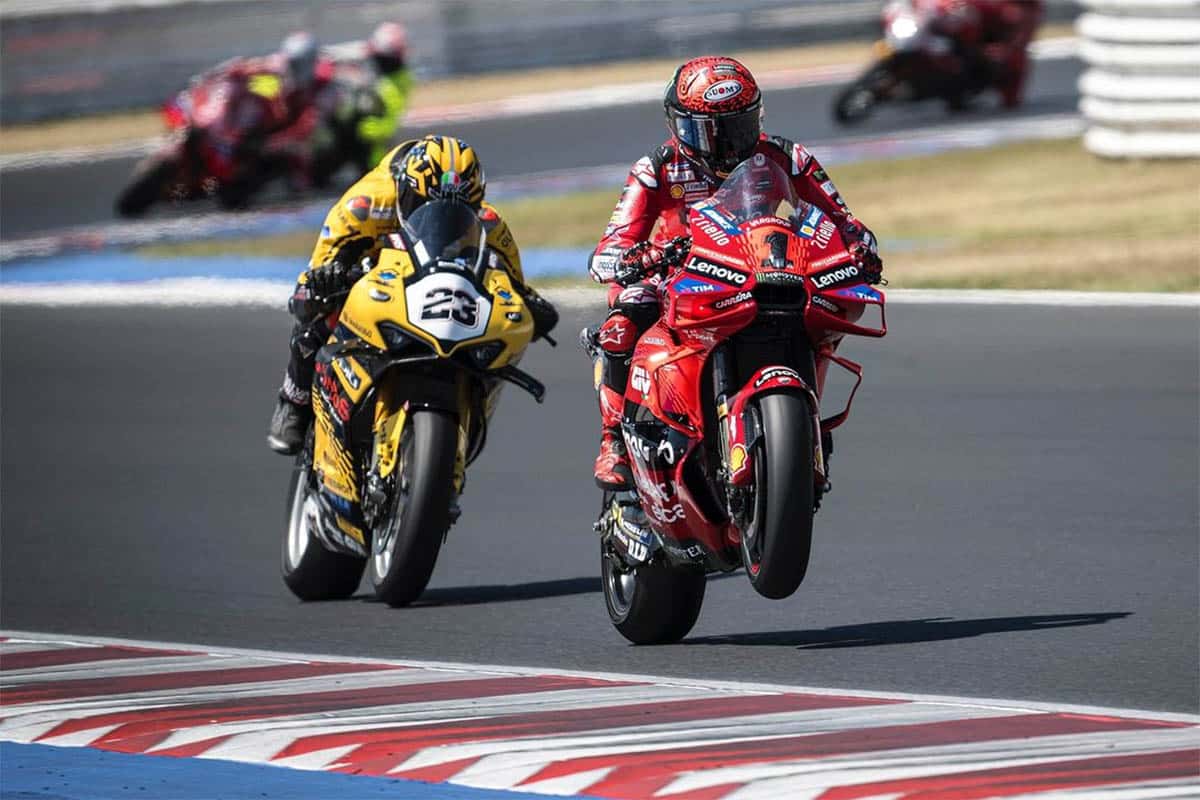 Recientemente había compartido pista con el resto de pilotos oficiales Ducati en la WDW