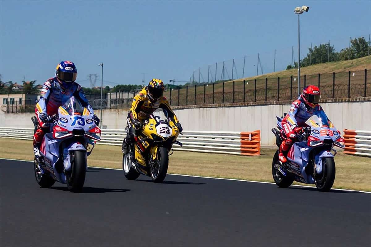 En la World Ducati Week estuvo en pista junto a las MotoGP