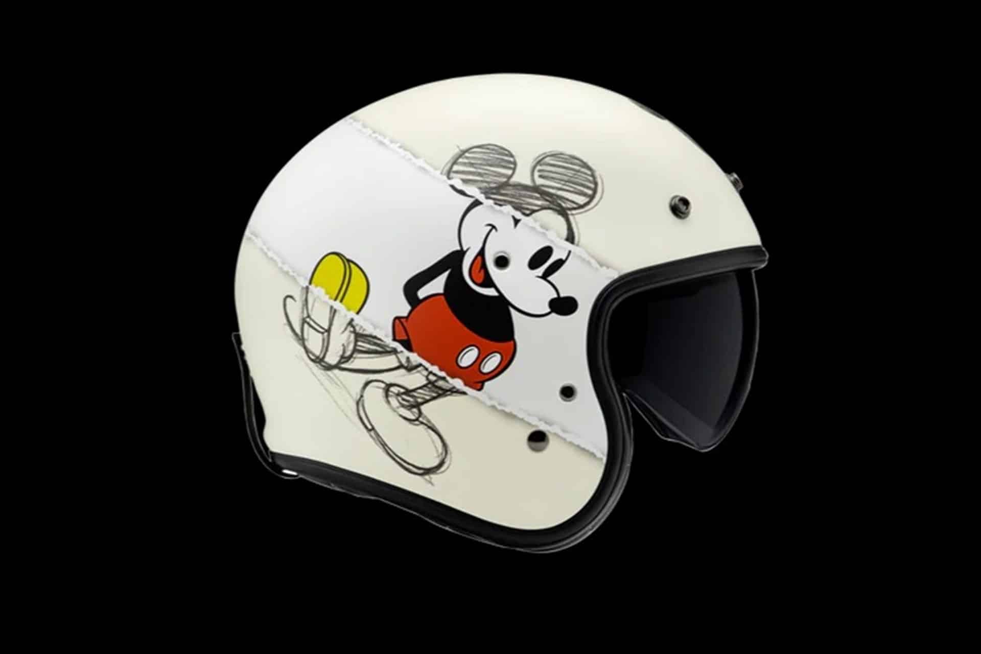 Nuevo HJC V31 Disney Mickey Sketch: El casco jet homenaje al ratón más famoso de la gran pantalla