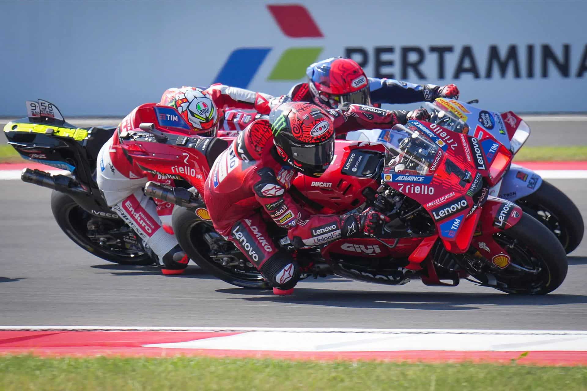 La batalla de las Ducati fue épica