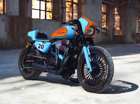 Racing is life, la última Harley Davidson Sportster tributo a Steve McQueen del equipo LDK