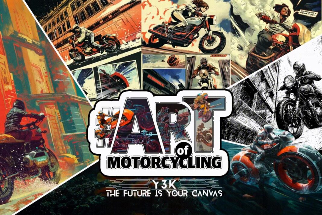 Art of Motorcycling: Royal Enfield viaja hasta el año 3000 imaginado el mundo sobre dos ruedas