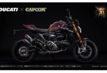 Ducati y Capcom se unen para la creación de la edición especial Monster Hunter 20th Anniversary Monster SP