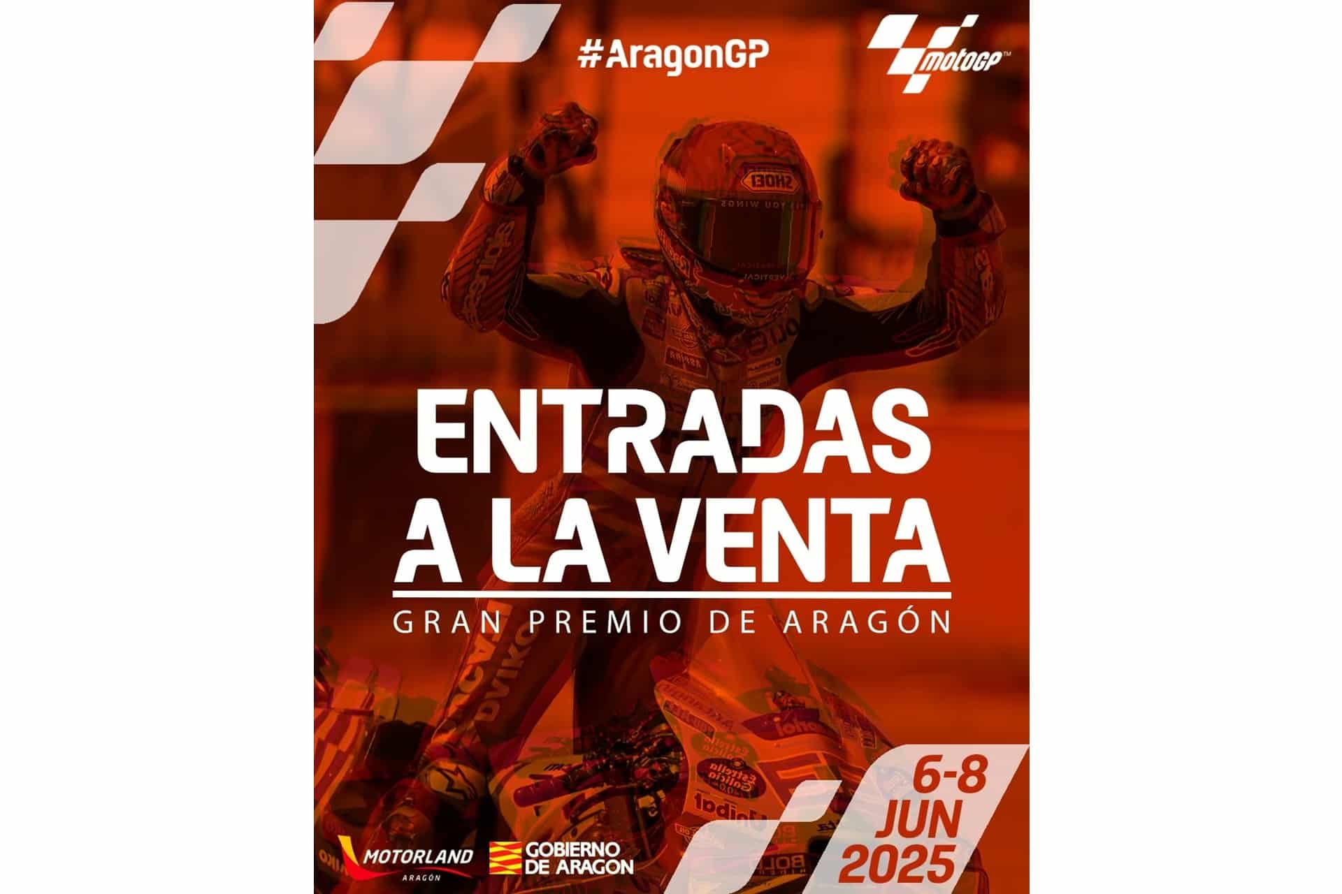 Salen a la venta las entradas para el Gran Premio de Aragón 2025