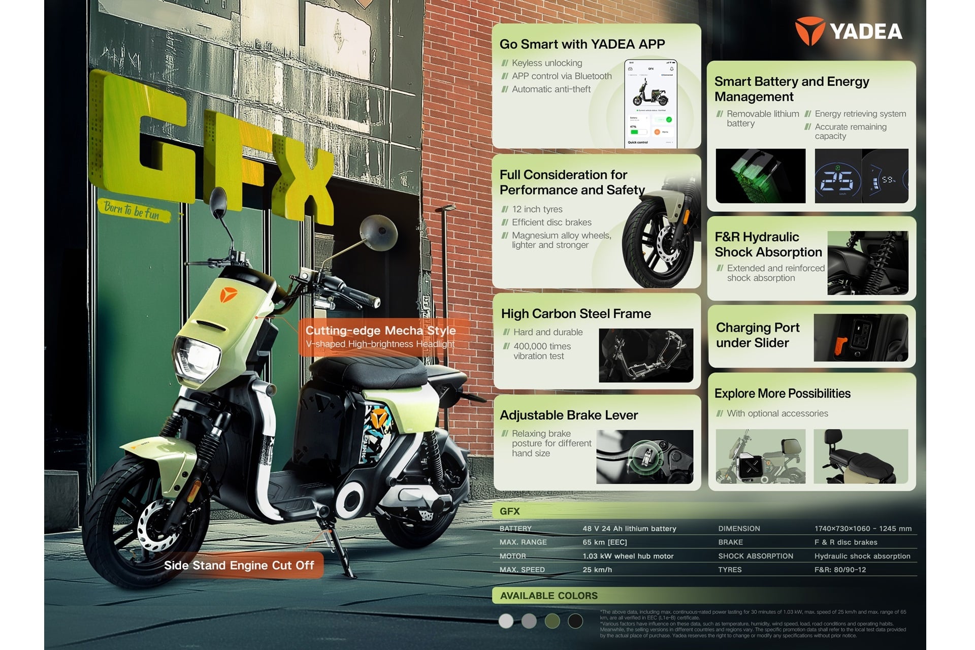 Yadea despliega todas sus innovaciones eléctricas en EICMA 2024