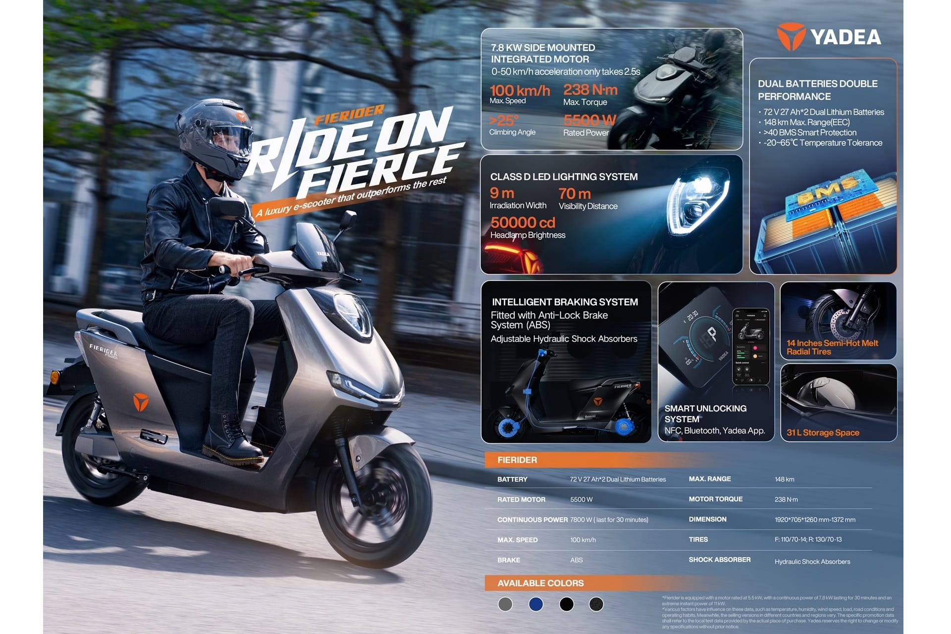 Yadea despliega todas sus innovaciones eléctricas en EICMA 2024