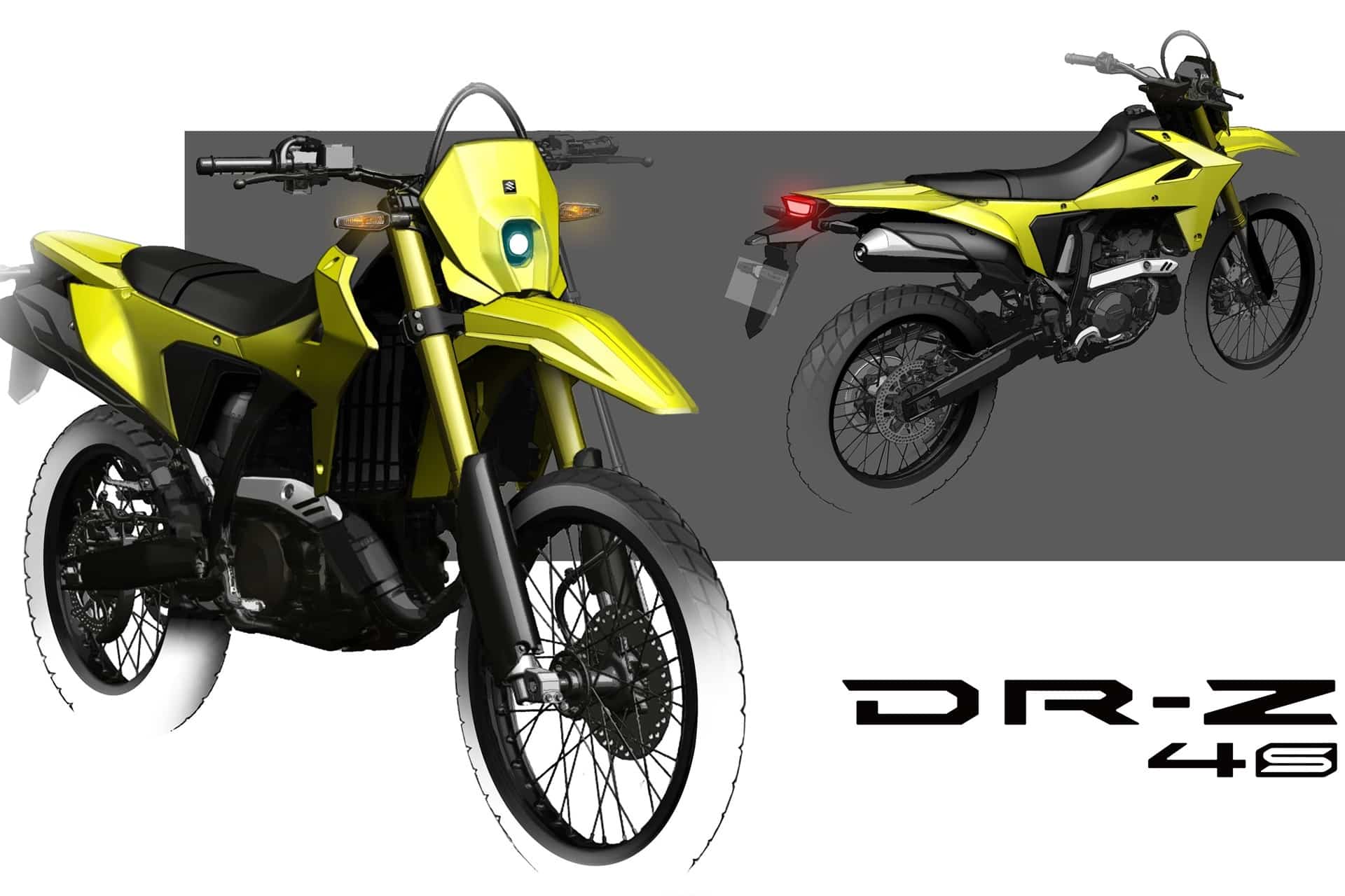 Las nuevas Suzuki DR-Z4S y DR-Z4SM han sido presentadas oficialmente en EICMA 2024