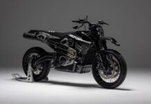 H-D Pan America Super Scrambler by Black Cycles