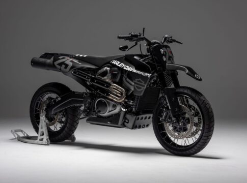 H-D Pan America Super Scrambler by Black Cycles