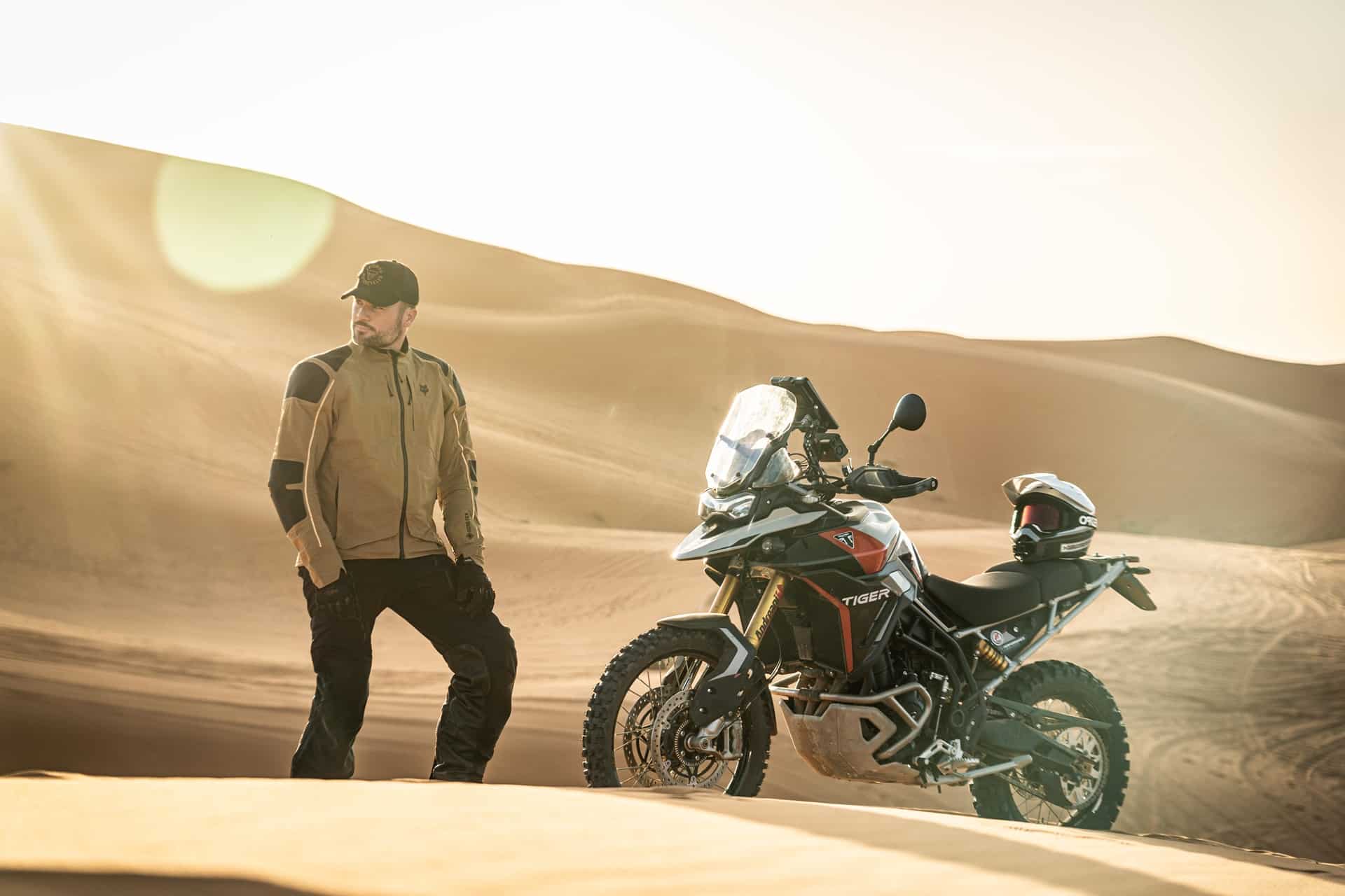 Una Tiger 900 Rally Pro termina el Addax Rally en segunda posición de la categoría trail
