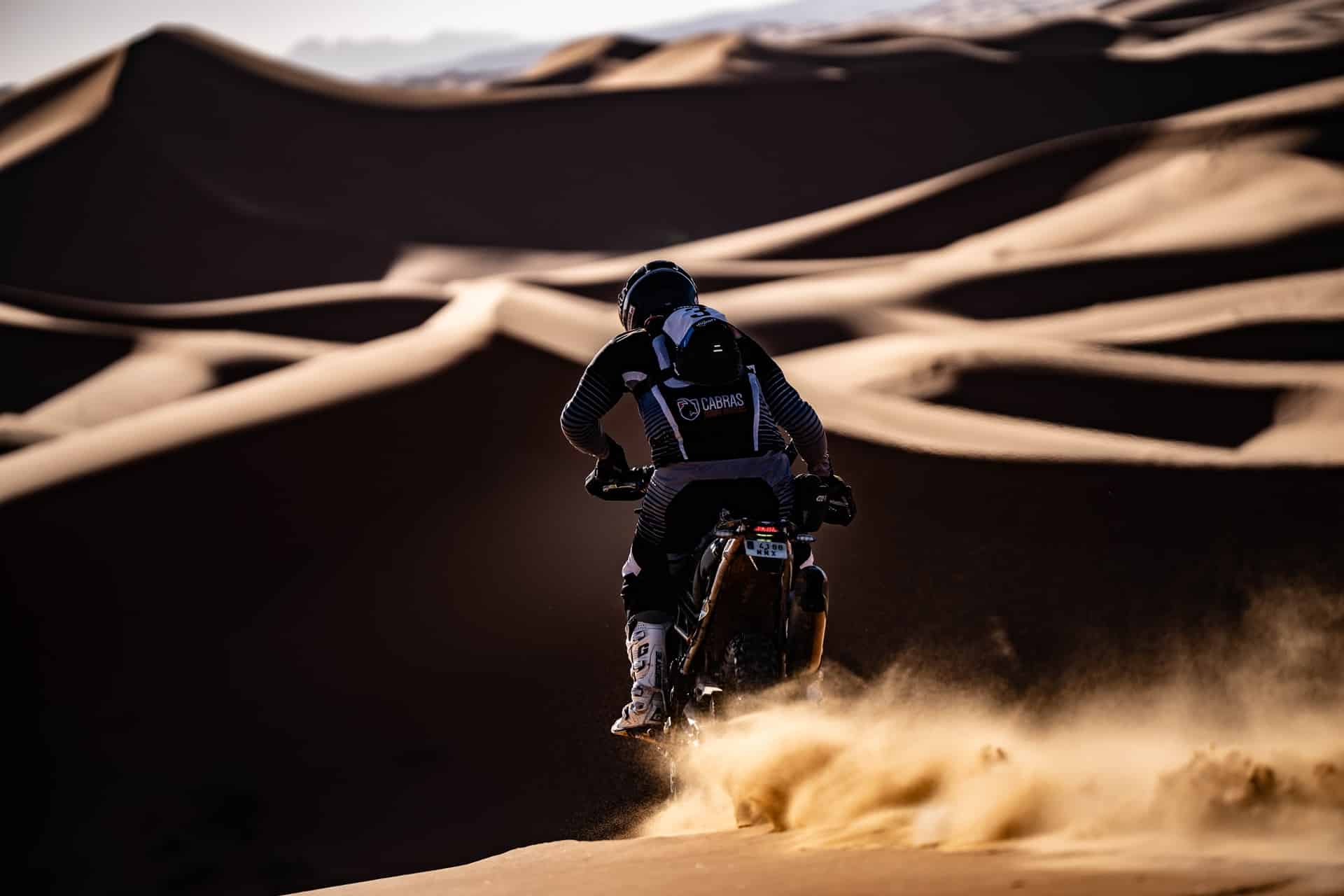 Una Tiger 900 Rally Pro termina el Addax Rally en segunda posición de la categoría trail