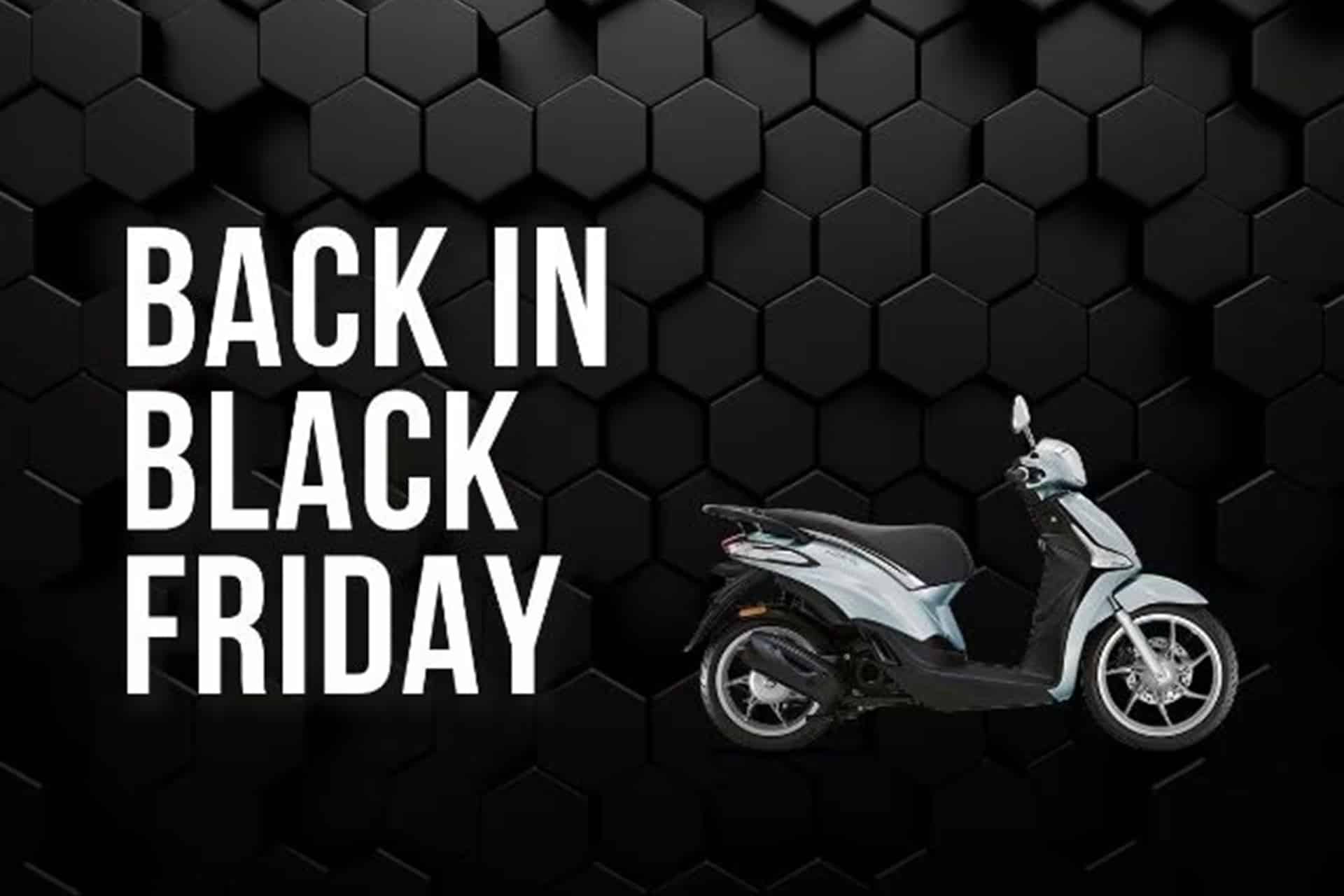El Grupo Piaggio se suma al Black Friday 2024 con nuevas promociones especiales