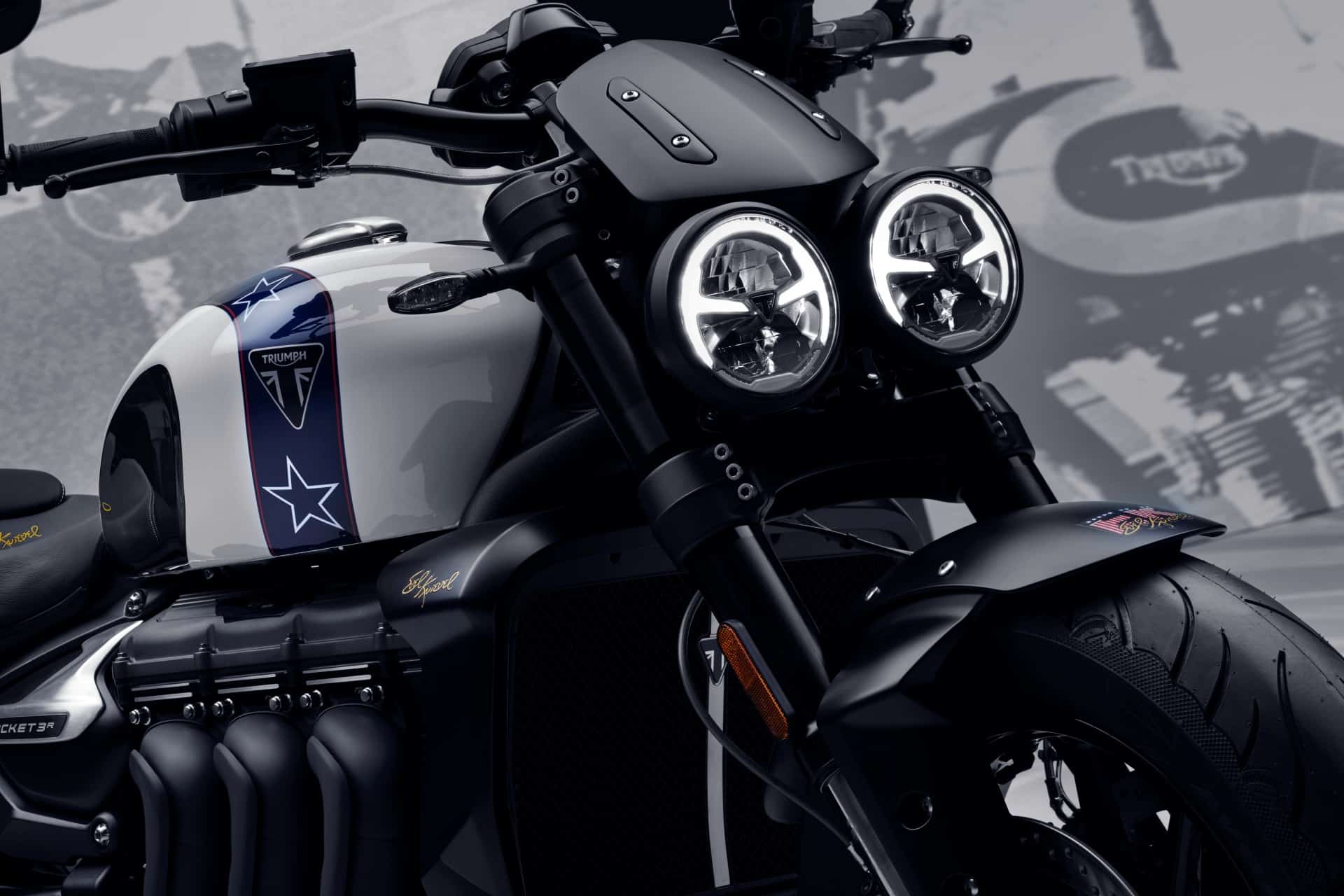 Triumph Rocket 3 R y GT Evel Knievel Limited Edition