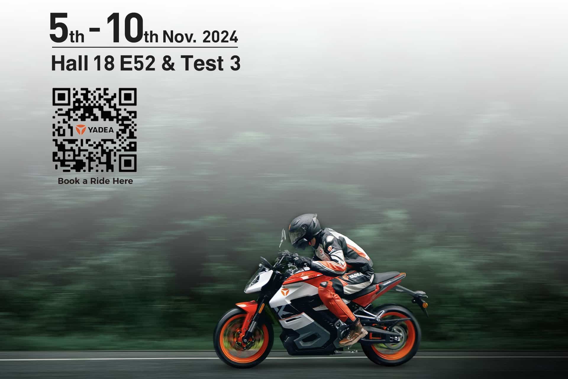Yadea regresa a EICMA 2024 cargada de novedades