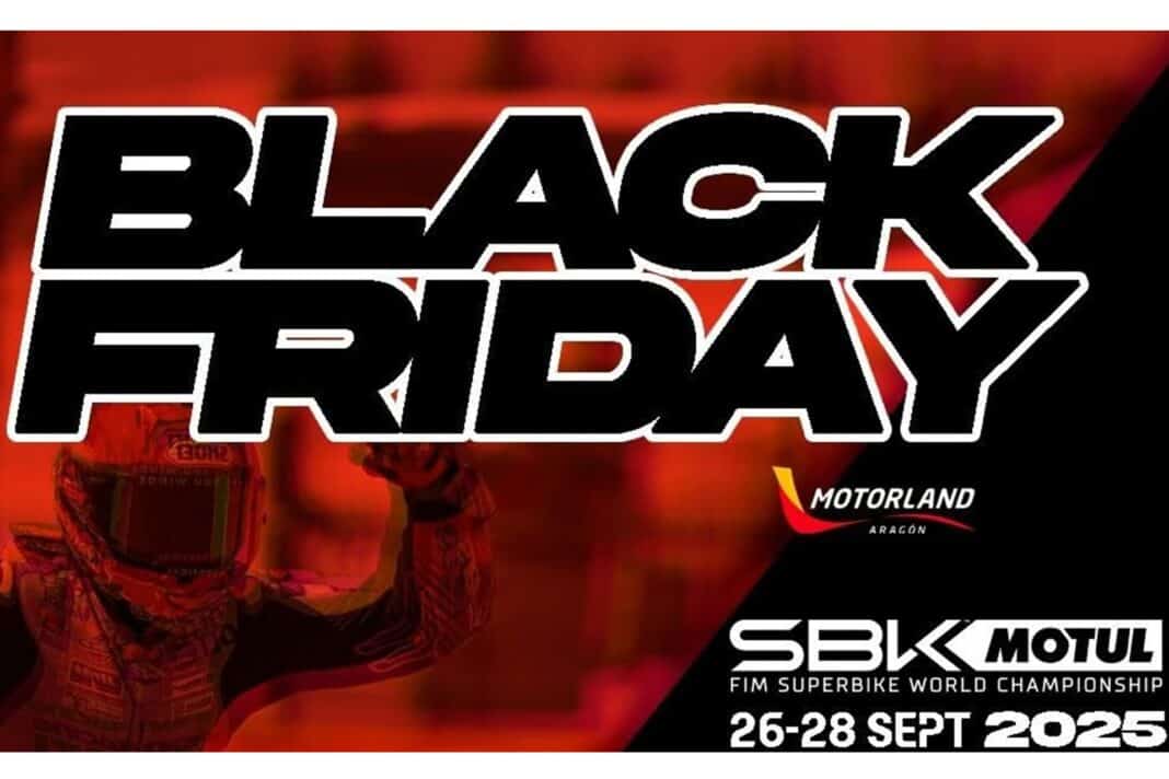 Pack-Black Friday MotorLand Aragón: MotoGP+WorldSBK en una sola entrada