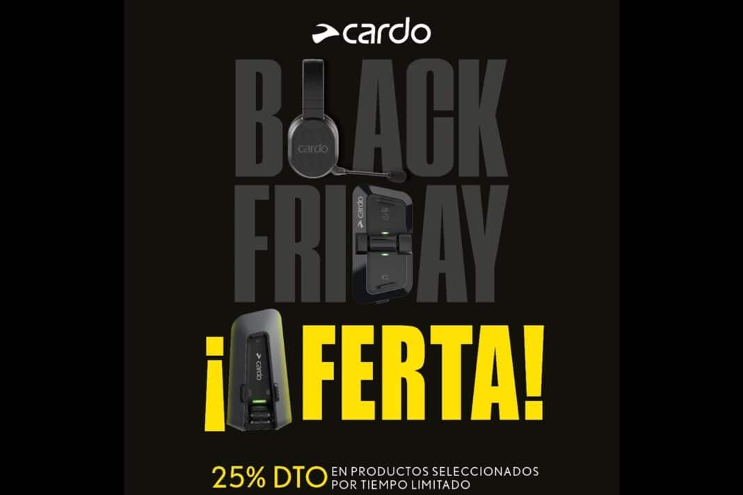 Cardo Systems se apunta al Black Friday 2024 con descuentos de hasta el 25%