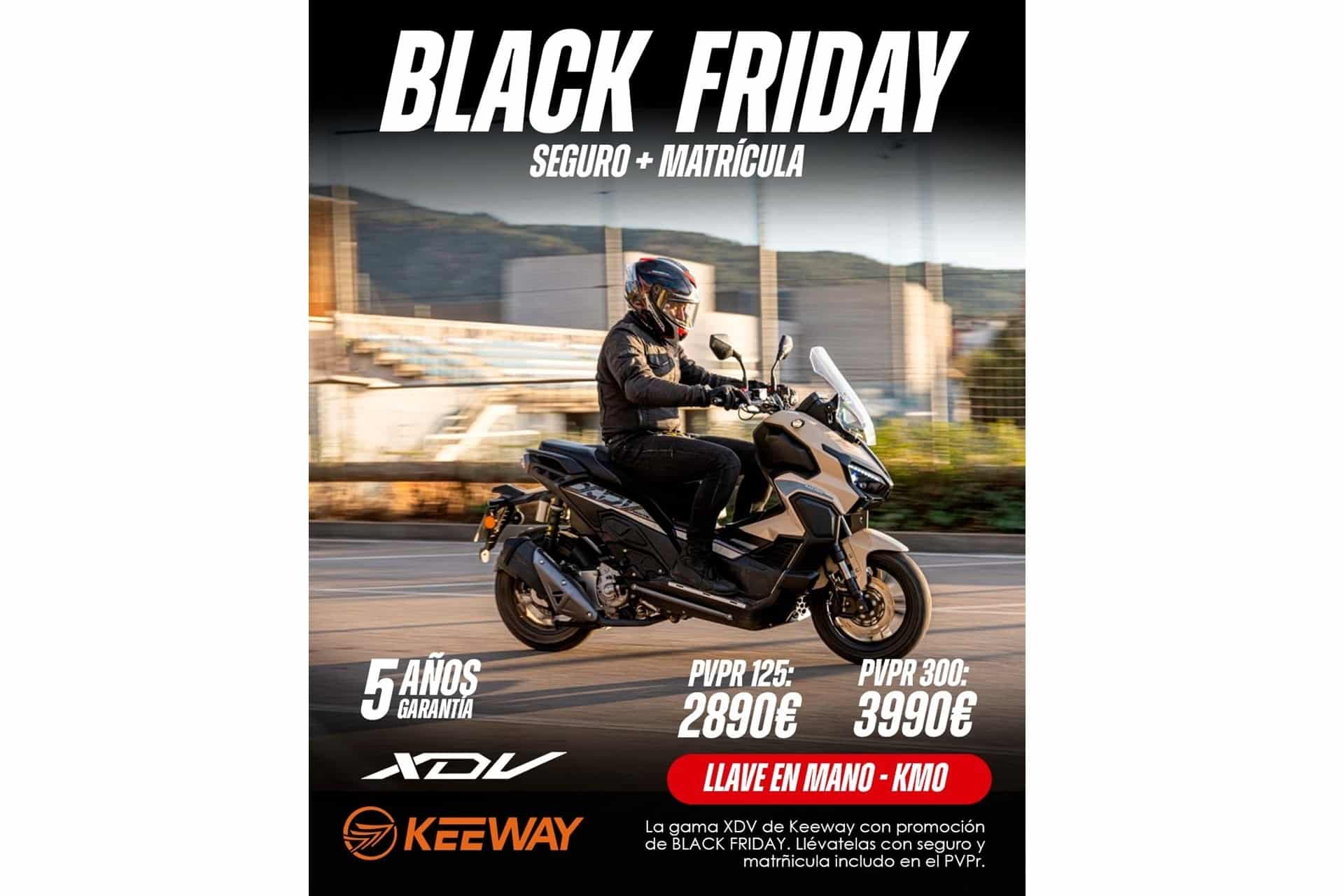 El "Black Friday" llega a las gamas de Keeway y Morbidelli