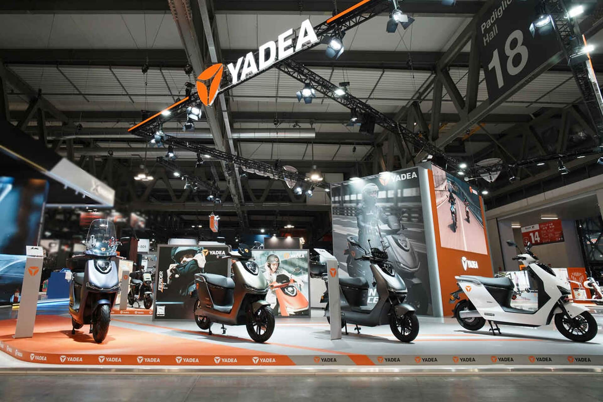 Yadea despliega todas sus innovaciones eléctricas en EICMA 2024