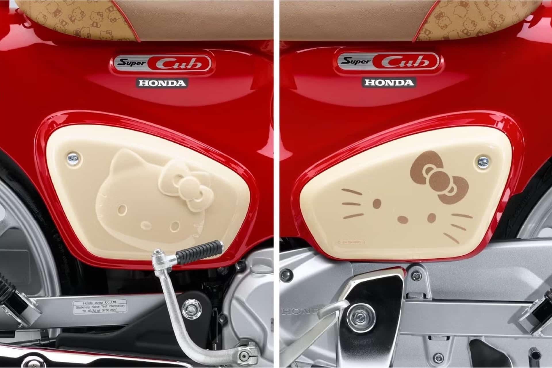 Honda celebra por todo lo alto el 50º Aniversario de Hello Kitty con una edición muy especial del Super Cub