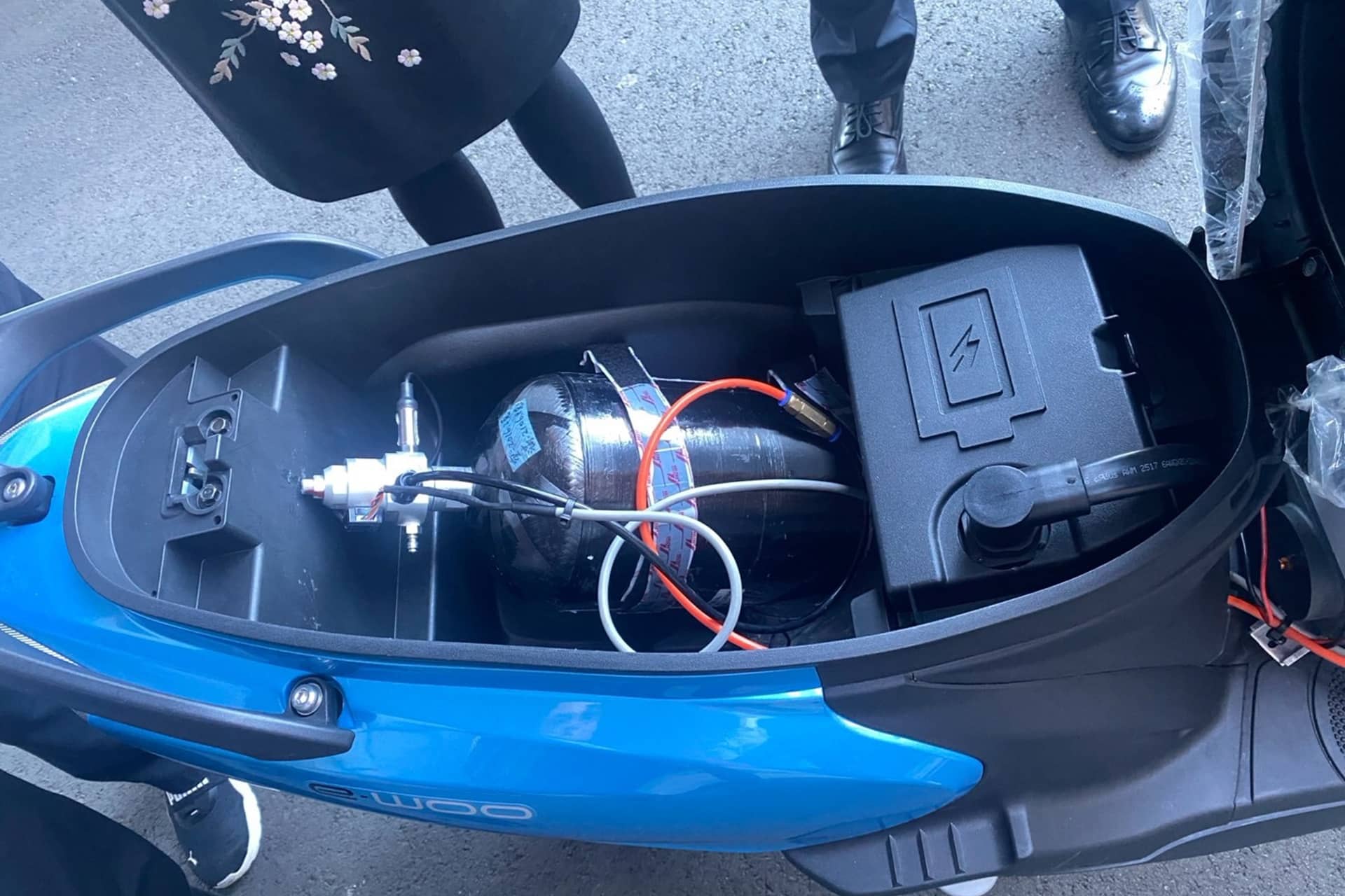 SYM completa la primera fase de pruebas con un scooter propulsado por pila de hidrógeno