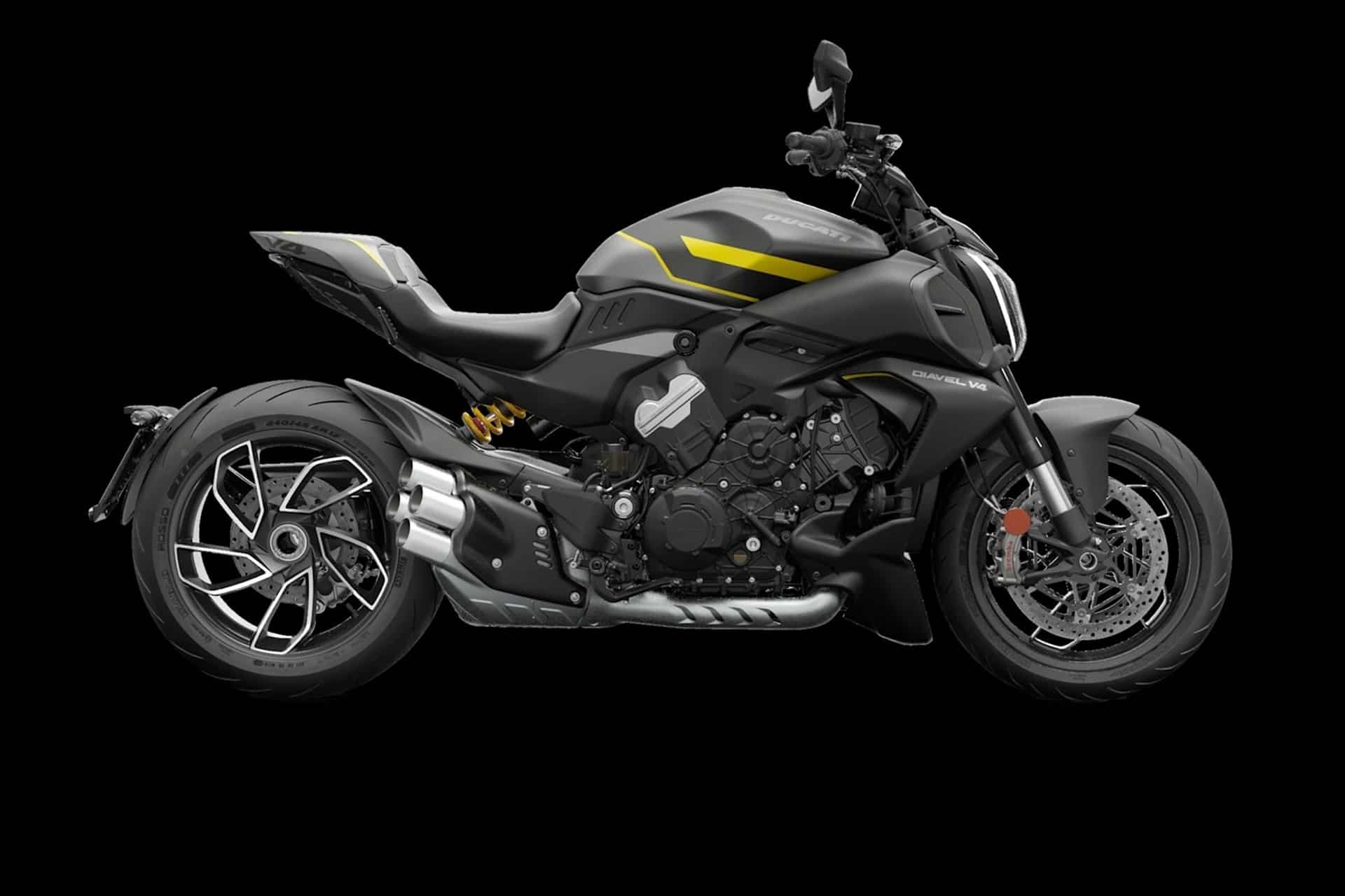 La Ducati Diavel V4 estrena la nueva gráfica Black Roadster Livery en su modelo 2025