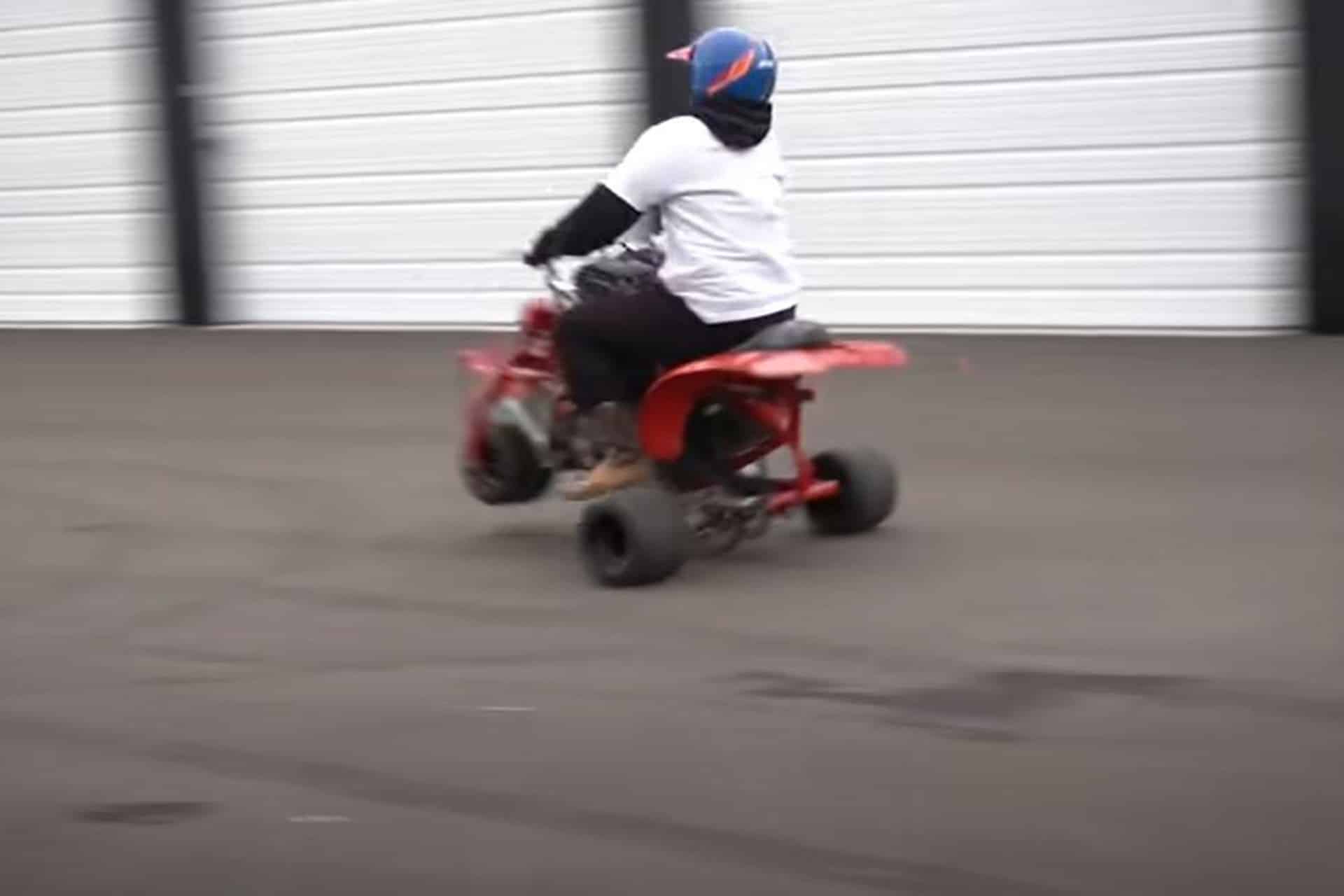Este es probablemente el Honda ATC110 más loco que hayas visto en tu vida