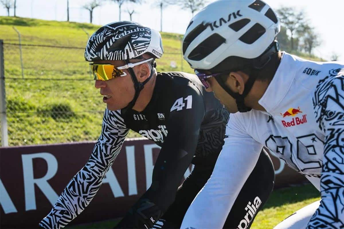 Aleix ha contagiado la pasión por la bici a Jorge Martín