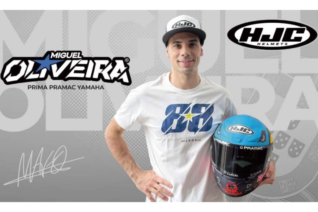 Miguel Oliveira ficha por HJC Helmets para la temporada 2025