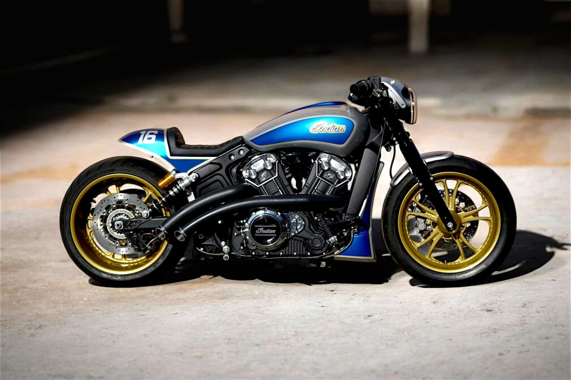 Indian Scout 240 Neoracer by LDK: Estilo café racer con un toque racing