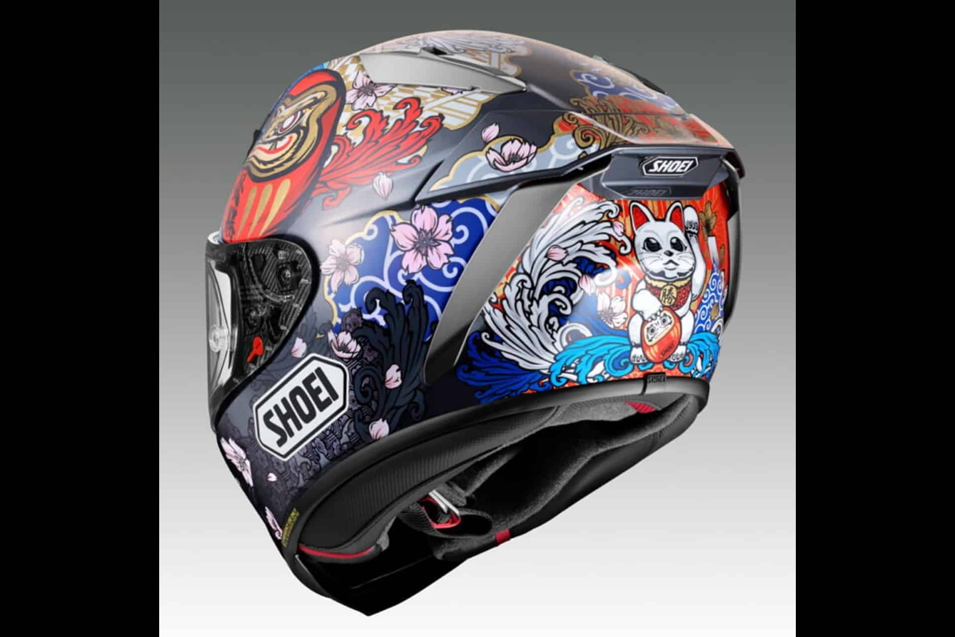Shoei presenta su nueva librea X-Fifteen Márquez Motegi5, basada en la que Marc lució en el GP de Japón de 2024