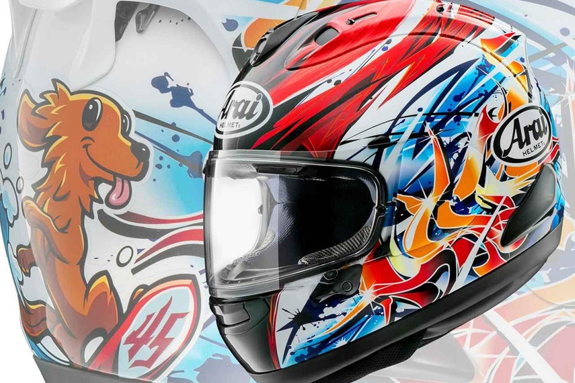 Arai anuncia su casco réplica RX-7X Nagashima de cara al próximo mes de marzo