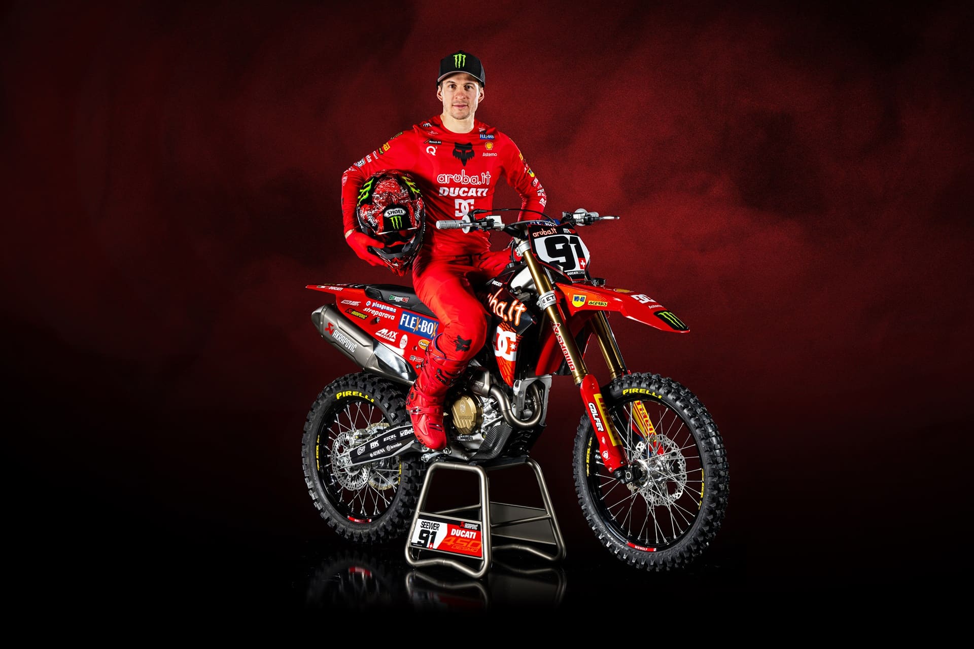 El Ducati Factory MX Team ha presentado a Galfer como su proveedor exclusivo de sistemas de frenado en el MXGP 2025