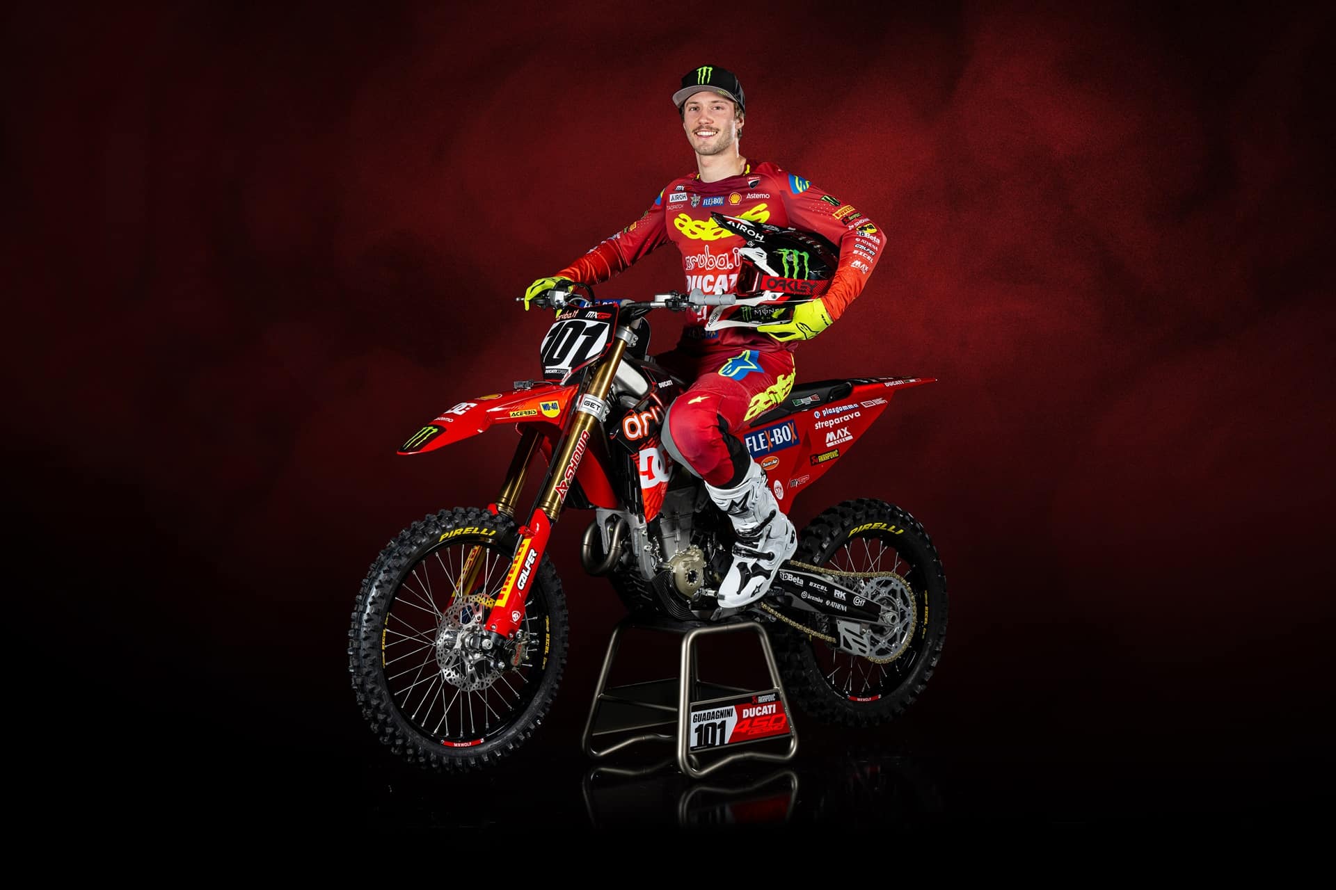 El Ducati Factory MX Team ha presentado a Galfer como su proveedor exclusivo de sistemas de frenado en el MXGP 2025