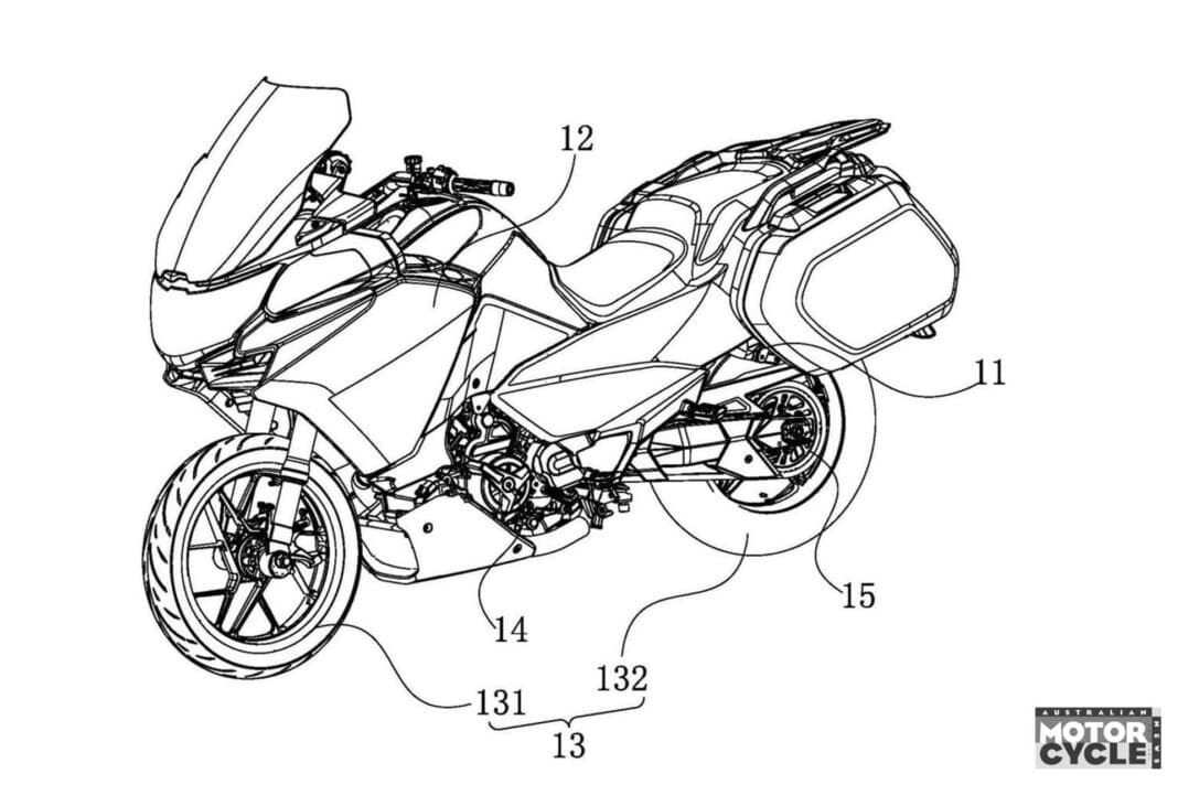 CFMoto en pleno desarrollo de un sistema de marcha atrás para su 1250TR-G