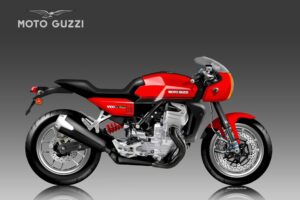 Moto Guzzi V100 Le Mans Classic: Asi luce el último diseño del "rey del rénder virtual", Oberdan Bezzi