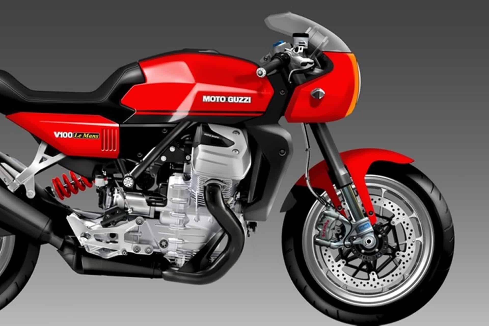 Moto Guzzi V100 Le Mans Classic: Asi luce el último diseño del "rey del rénder virtual", Oberdan Bezzi