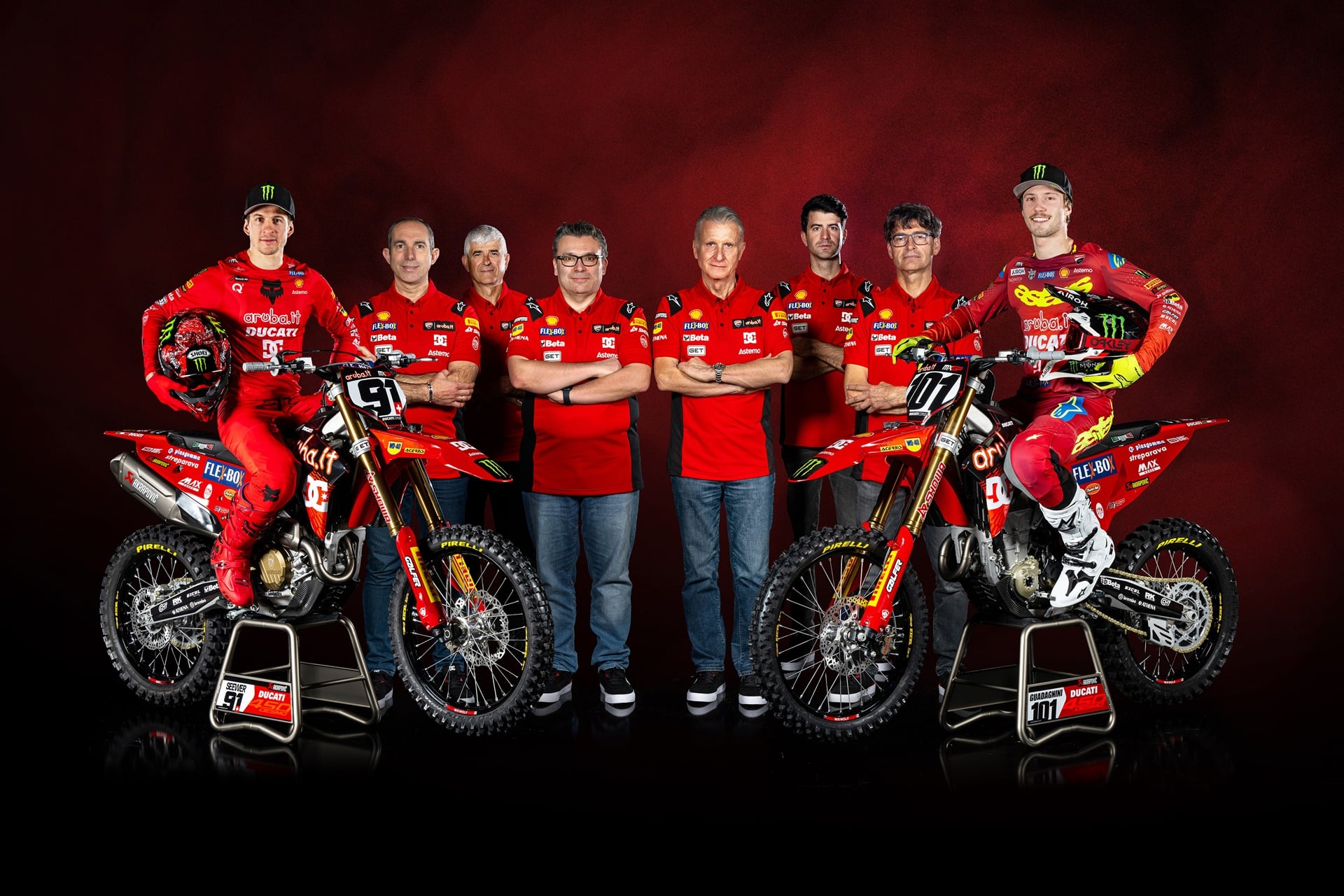 El Ducati Factory MX Team ha presentado a Galfer como su proveedor exclusivo de sistemas de frenado en el MXGP 2025