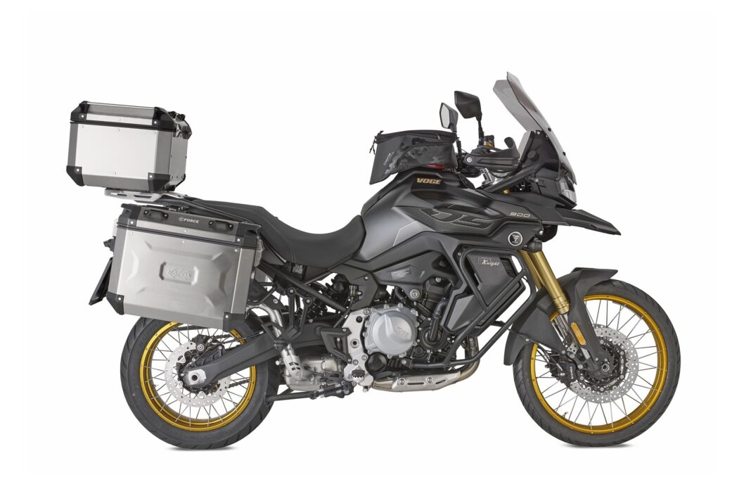 Kappa presenta una amplia gama de accesorios con los que la Voge 900DSX eleva su faceta aventurera