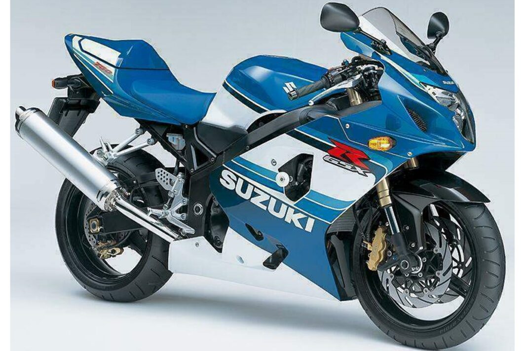 Maquette Moto Suzuki GSX-R750 1/18 – Modèle Fini En Alliage, Réplique Détaillée, Cadeau Collection Pour Passionnés