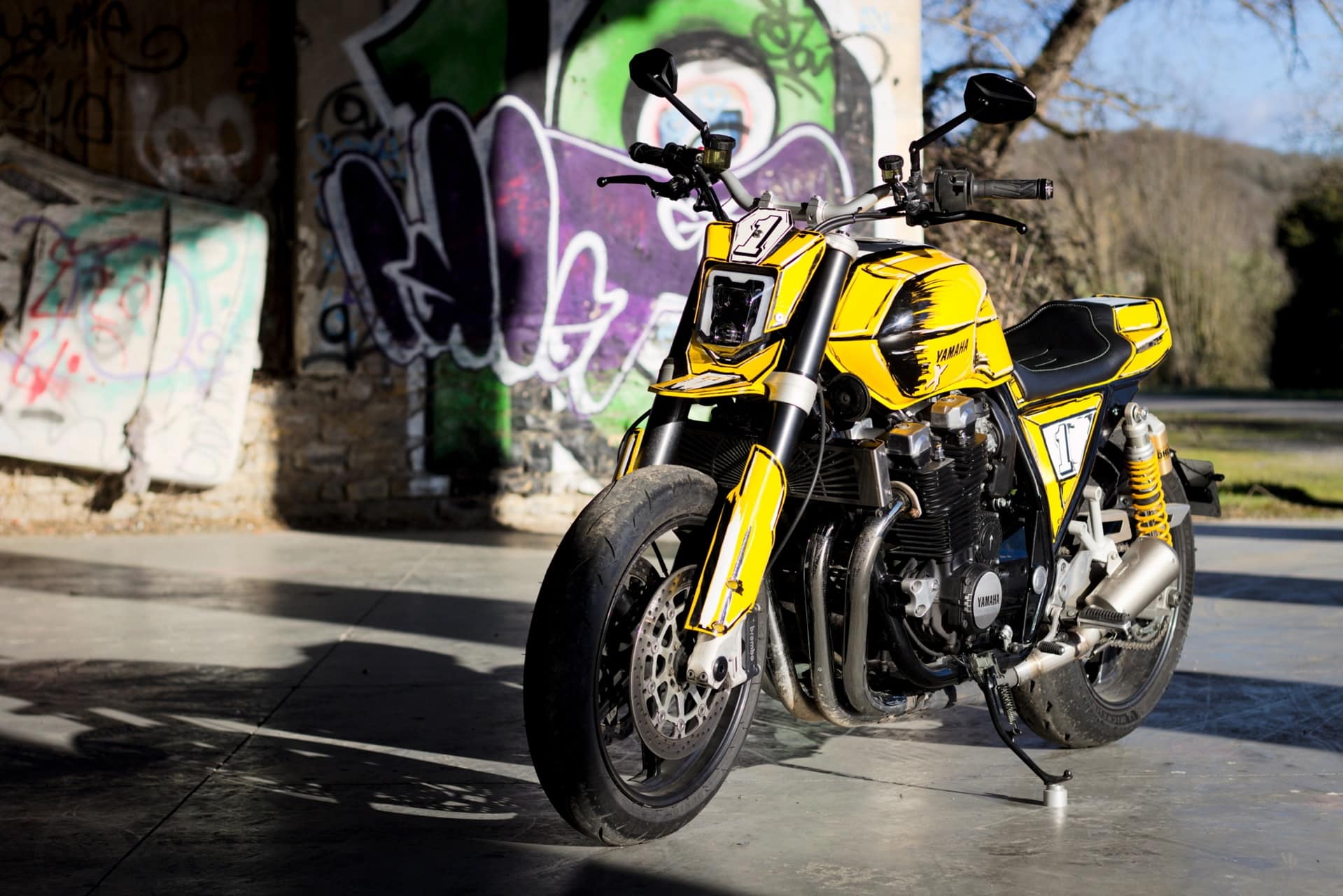 Yamaha 1300 XJR TR by Tumulte: En tributo al legendario Kenny Roberts