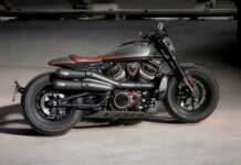 Antonio Orozco estrena su flamante Sportster 1250 S customizada por el equipo de LDK
