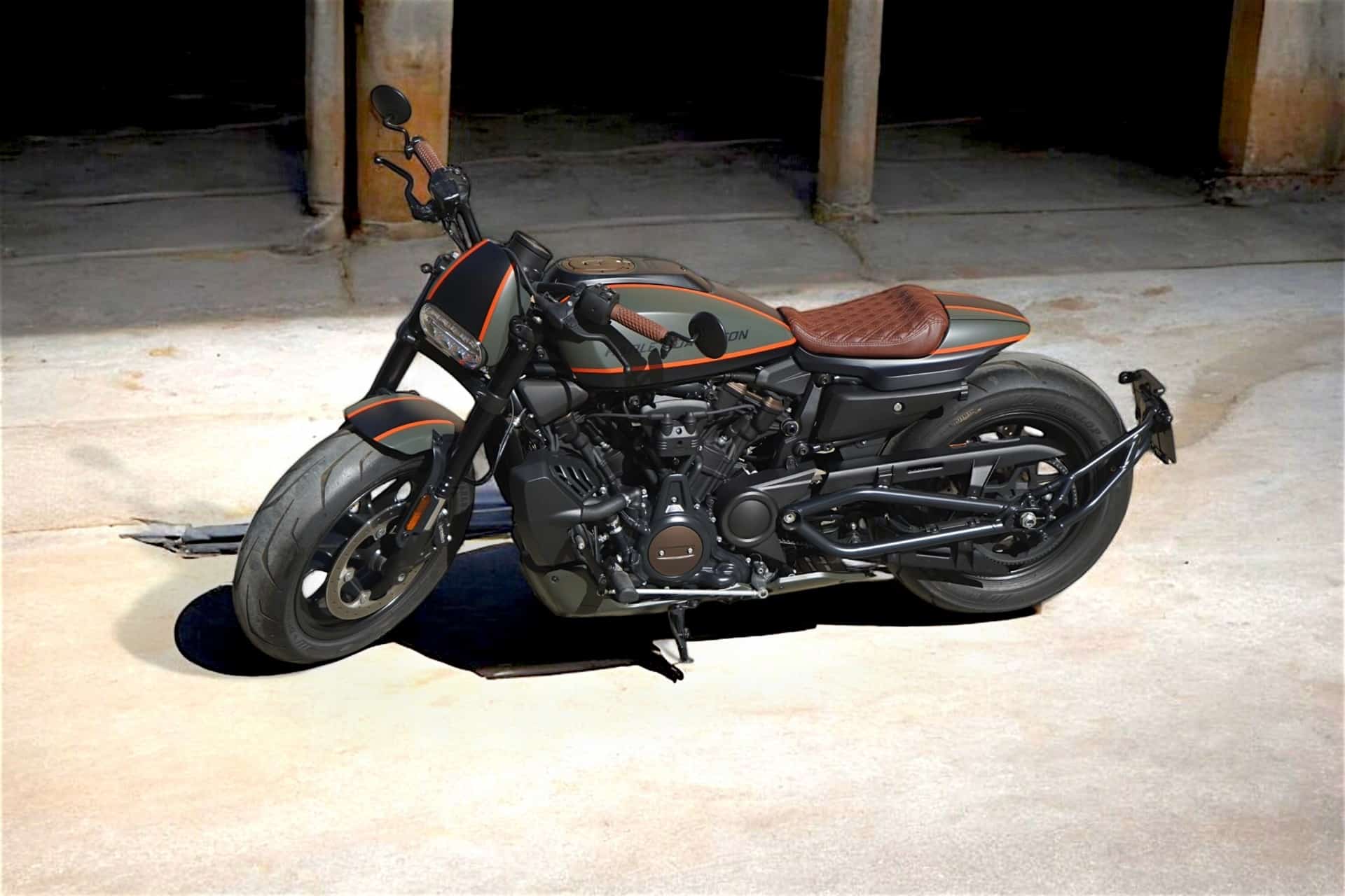 Antonio Orozco estrena su flamante Sportster 1250 S customizada por el equipo de LDK