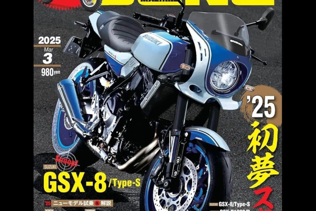 GSX-8S Type S: Así se imaginan a la conocida naked de Suzuki reconvertida en una llamativa versión de aspecto retro