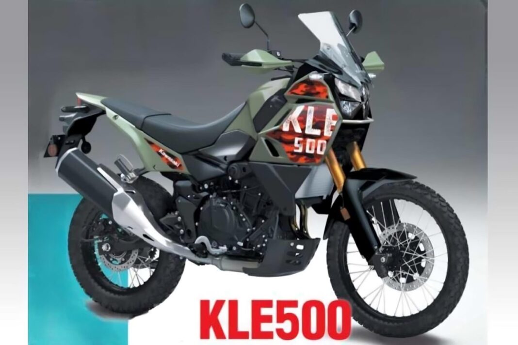 La KLE 500, un paso más cerca de convertirse en realidad. Así podría lucir en su estreno oficial