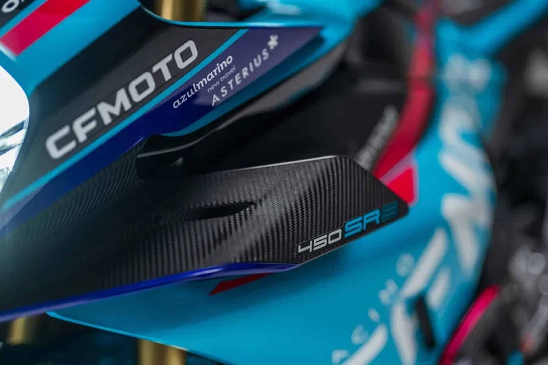 CFMoto conmemora su reciente Mundial de Moto3 con la nueva 450 SR S Aspar Replica de edición limitada