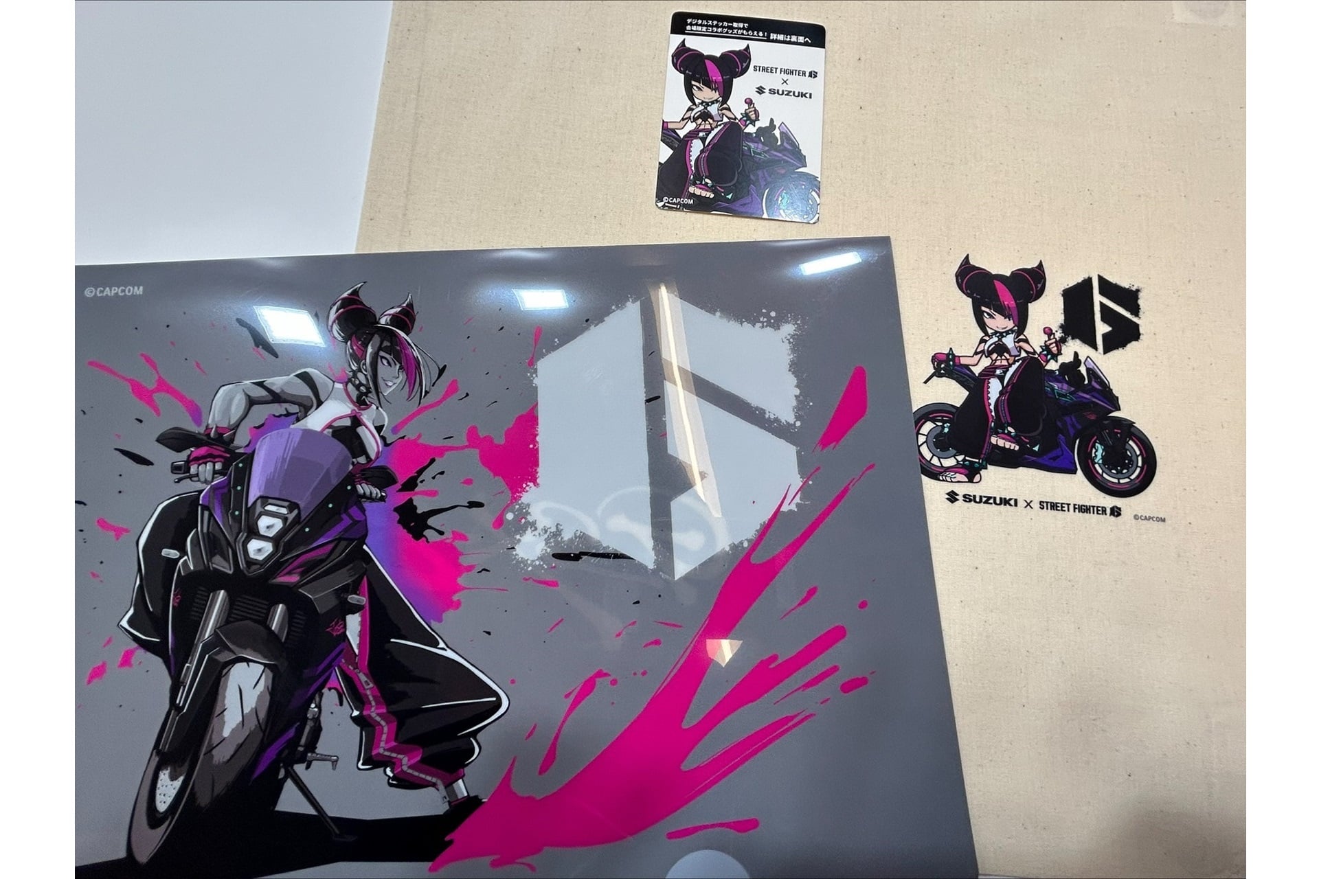 "GSX-8R Tuned by JURI": La Suzuki de videojuego en colaboración con Street Fighter 6